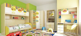 Детская комната Клаксон (Бежевый/корпус Клен) в Любинском - lyubinskij.katalogmebeli.com | фото 5