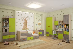 Детская комната Пуговка в Любинском - lyubinskij.katalogmebeli.com | фото 1