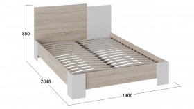 Кровать без ПМ «Сэнди» Тип 1 (без подъемного механизма) в Любинском - lyubinskij.katalogmebeli.com | фото 4