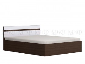Ким кровать с подъемным механизмом 1,4 (Венге/белый глянец) в Любинском - lyubinskij.katalogmebeli.com | фото