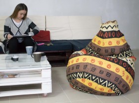Кресло-груша Стандарт-Африка в Любинском - lyubinskij.katalogmebeli.com | фото 4
