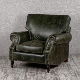 Кресло кожаное Лофт Аристократ (ширина 1070 мм) в Любинском - lyubinskij.katalogmebeli.com | фото 1