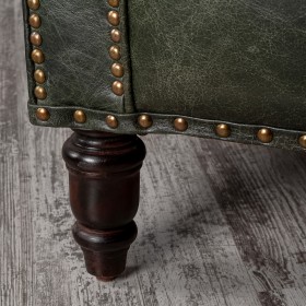 Кресло кожаное Лофт Аристократ (ширина 1070 мм) в Любинском - lyubinskij.katalogmebeli.com | фото 3