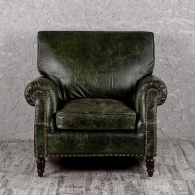Кресло кожаное Лофт Аристократ (ширина 1070 мм) в Любинском - lyubinskij.katalogmebeli.com | фото 9