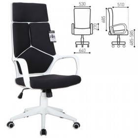 Кресло офисное BRABIX Prime EX-515 (черная ткань) в Любинском - lyubinskij.katalogmebeli.com | фото