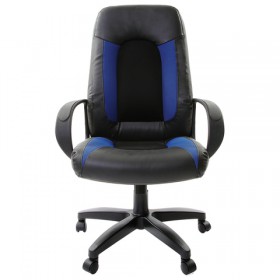 Кресло офисное BRABIX Strike EX-525 (сине-черный) в Любинском - lyubinskij.katalogmebeli.com | фото 4
