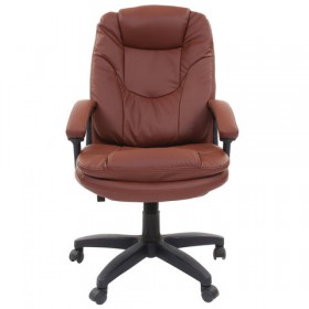Кресло офисное BRABIX Trend EX-568 (коричневый) в Любинском - lyubinskij.katalogmebeli.com | фото 3