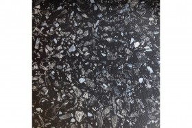 Кромка для столешницы с/к 3000*50мм (№ 21г черное серебро) в Любинском - lyubinskij.katalogmebeli.com | фото