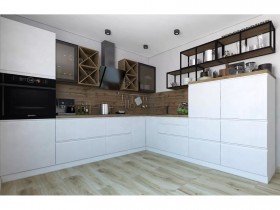 Модульная кухня Бронкс 1,8 м (Кварц) в Любинском - lyubinskij.katalogmebeli.com | фото 5