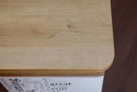 Стол с ящиками «Оксфорд» (Ривьера/Белый с рисунком) в Любинском - lyubinskij.katalogmebeli.com | фото 12
