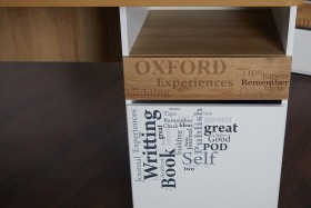 Стол с ящиками «Оксфорд» (Ривьера/Белый с рисунком) в Любинском - lyubinskij.katalogmebeli.com | фото 9