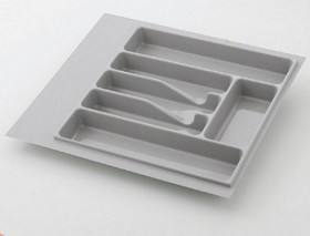 Вкладыш для кухонных принадлежностей, серый, Volpato 300 мм в Любинском - lyubinskij.katalogmebeli.com | фото